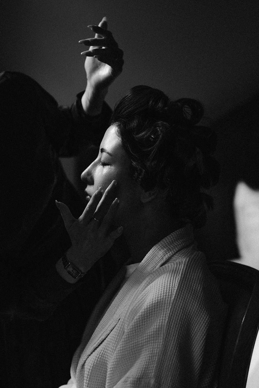 Cinematic Bride Getting Ready